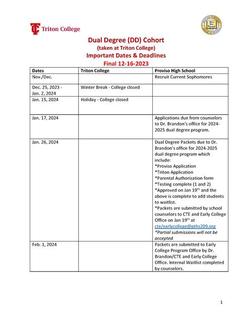 Dual Degree Dates 121623